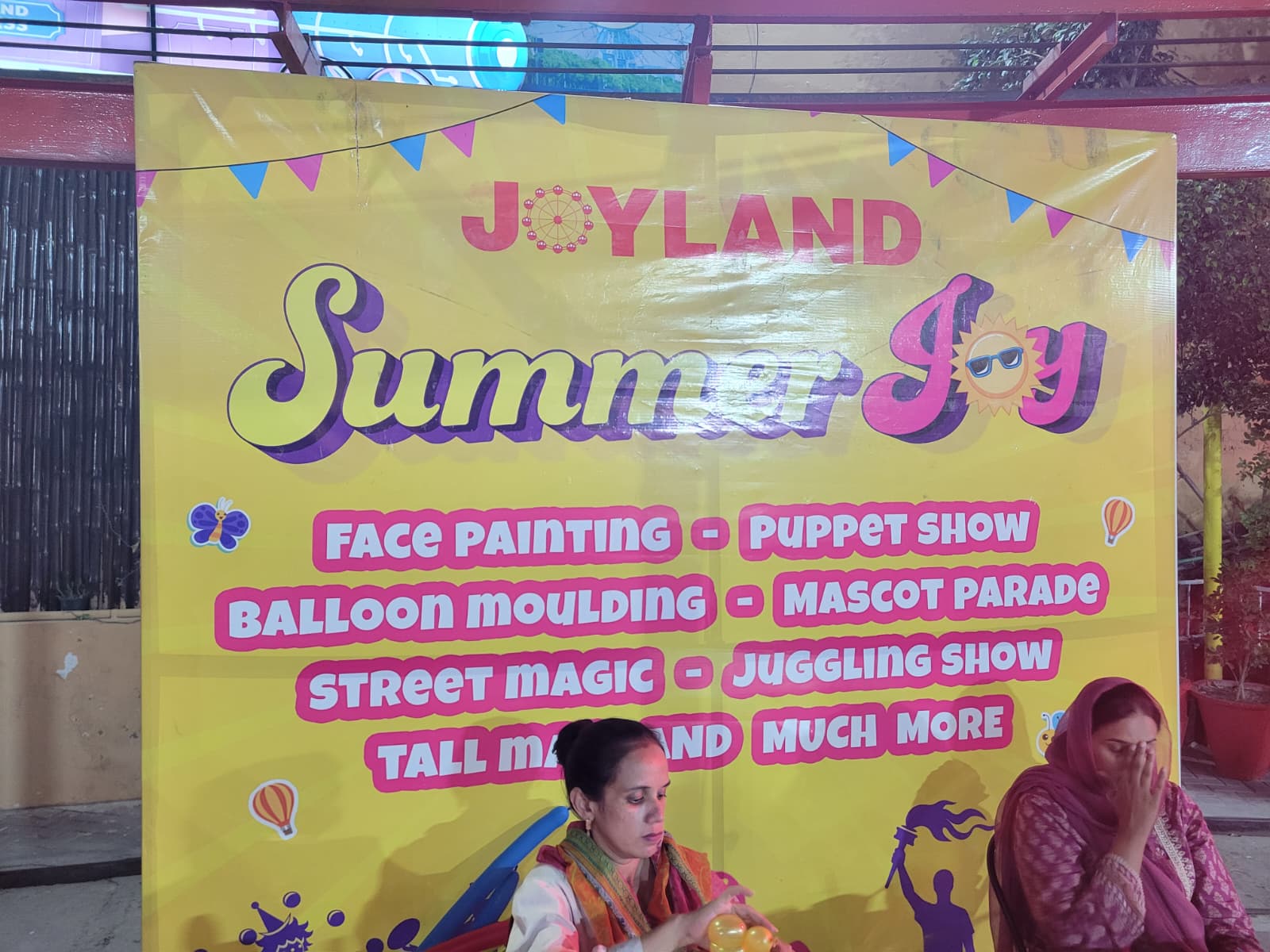 Summer Joy banner at Joyland